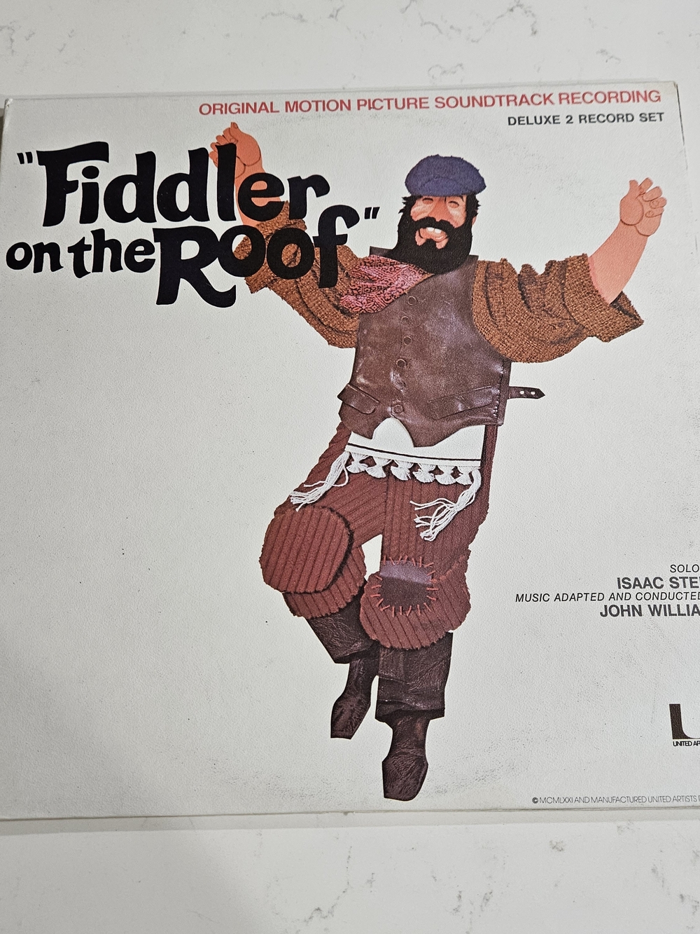 Fiddler on the Roof Original Motion Picture Soundtrack - White Cover